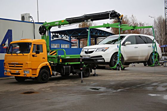 Эвакуатор полноприводных авто